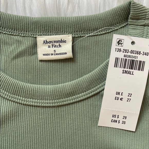 long-sleeve powdered rib tee - Picture 8 of 11